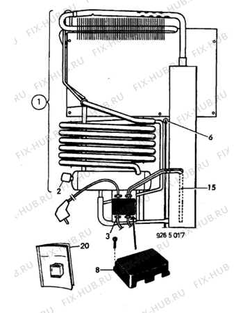 Взрыв-схема холодильника Electrolux RM350A - Схема узла C20 Cold, User manual E